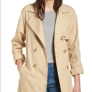 BP. Double Breasted Belted Trench Coat